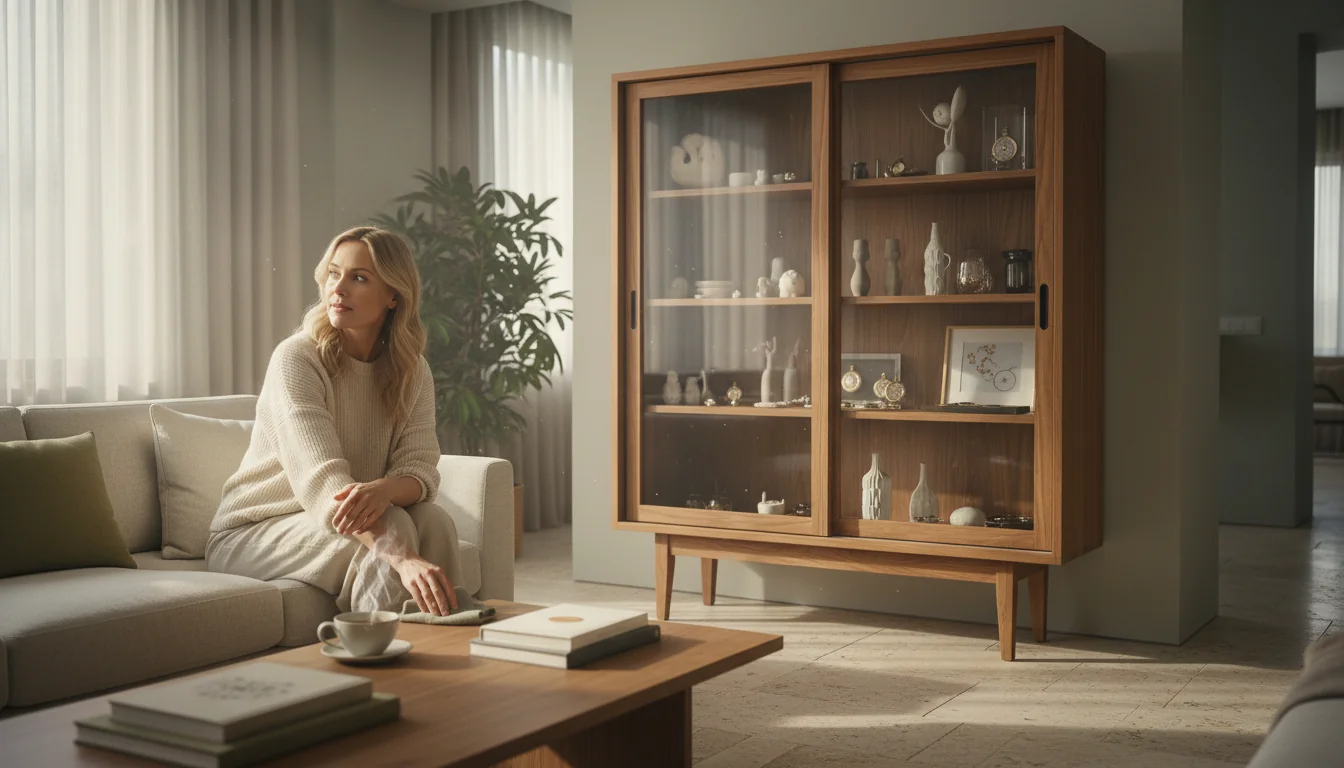 9 astuces anti‑poussière pour vitrines et étagères à objets - ambiance
