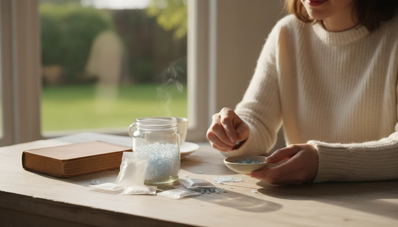 Gel de silice : définition, utilité et régénération - ambiance