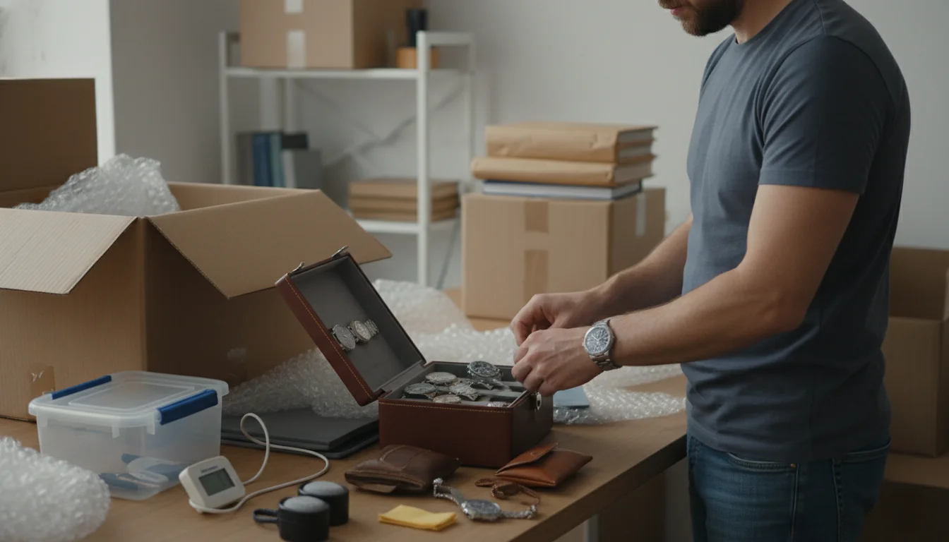 Déménagement : où garder ses montres pendant le transit - decor