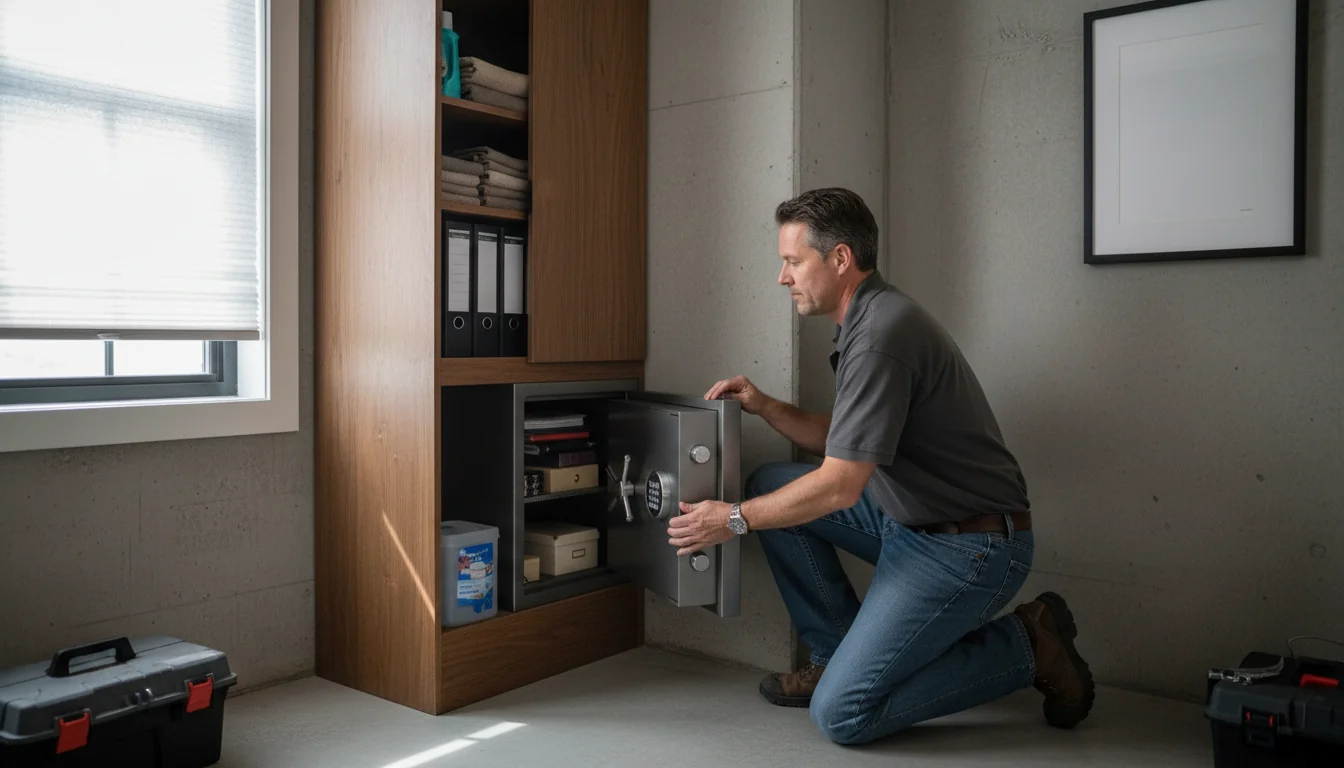 Comment créer un coin coffre discret chez soi en sécurité - decor