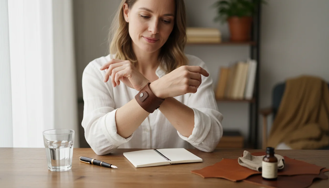 Bracelet cuir qui déteint sur la peau : 6 solutions durables - ambiance