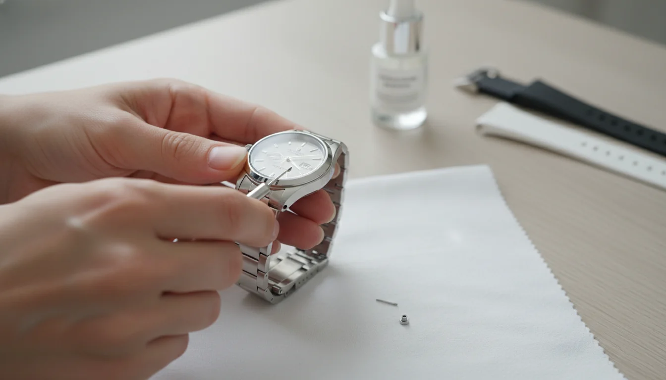 Peau irritée sous bracelet acier : 7 causes et solutions - tutorial