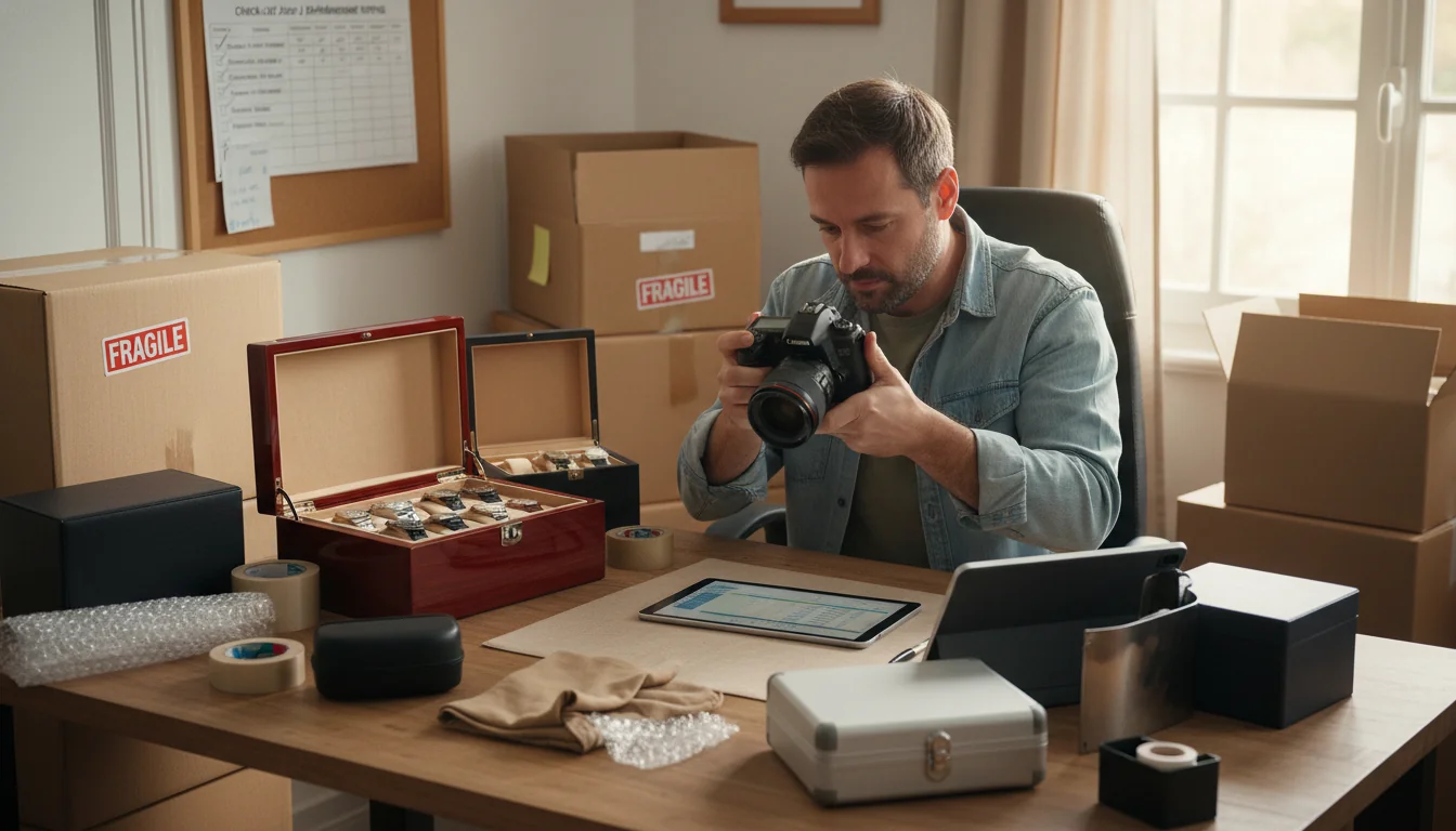 Protéger une boîte à montre pour déménagement en 7 gestes - decor