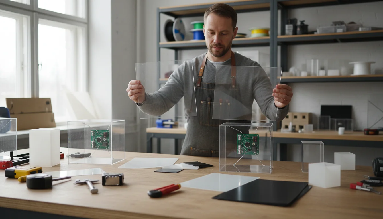 Acrylique vs polycarbonate : quel couvercle pour coffret - decor