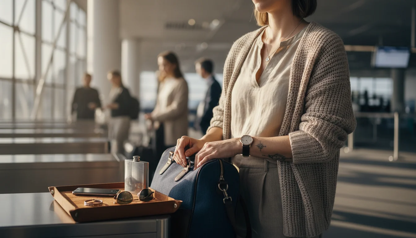 Contrôles aéroport : voyager avec objets métalliques sans souci - ambiance