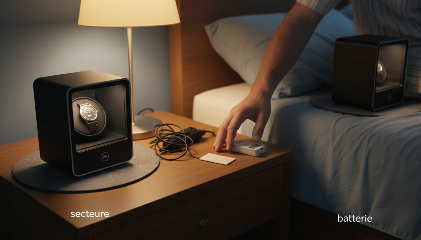 Remontoir secteur vs sur batterie : lequel pour la chambre - decor