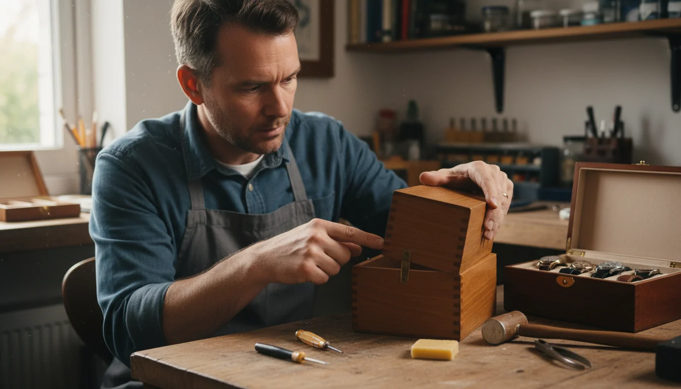 Resserer des charnières de coffret à montre sans jeu - lifestyle