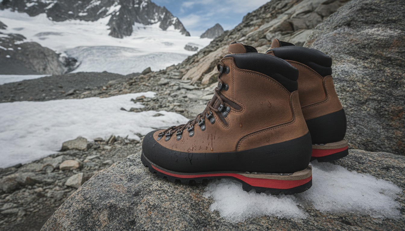 Chaussure Alpinisme Randonnée mis en valeur dans une ambiance décorative raffinée et harmonieuse