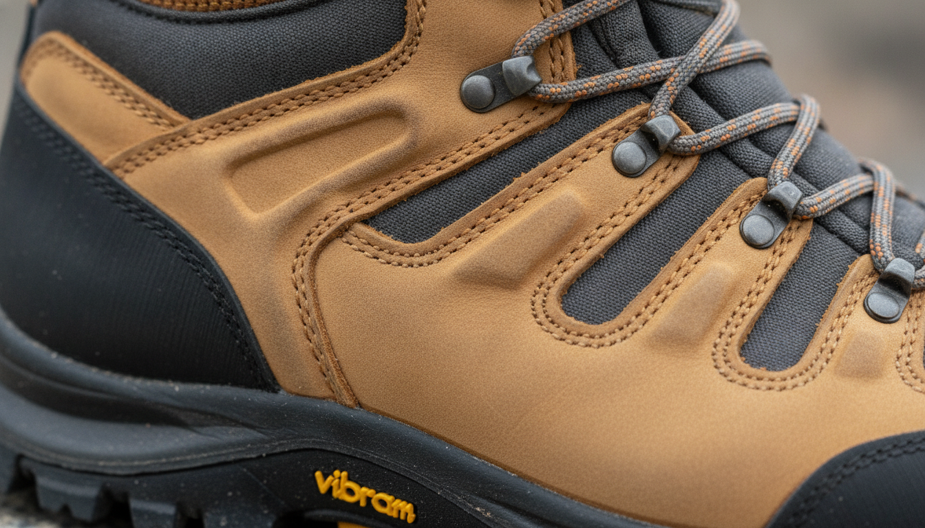 Vue détaillée du bottes randonnée - pointures (42-46) présentant ses caractéristiques distinctives
