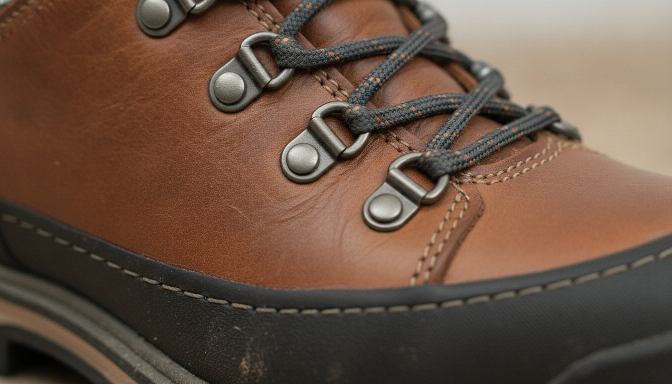 Vue détaillée du bottes randonnée - pointures grandes (47-50) présentant ses caractéristiques distinctives