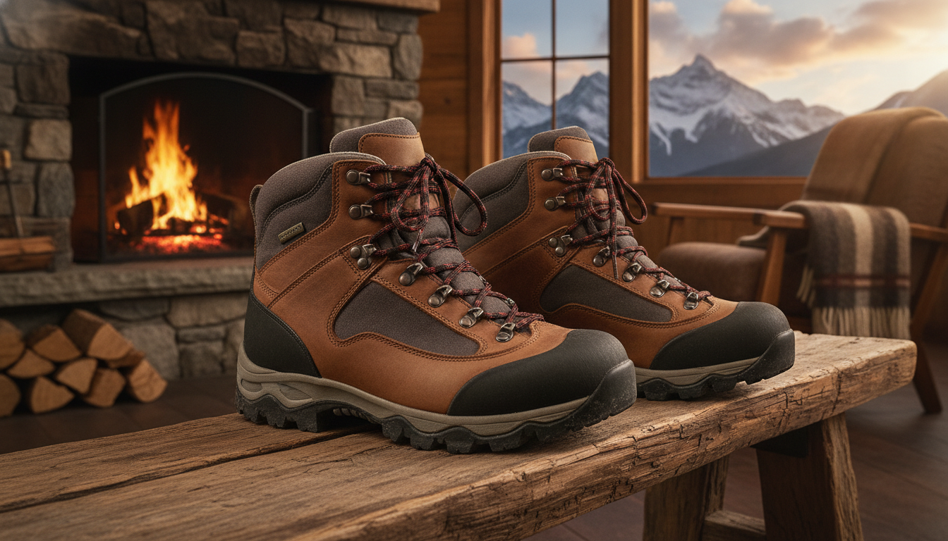 Bottes Randonnée - Pointures Grandes (47-50) mis en valeur dans une ambiance décorative raffinée et harmonieuse