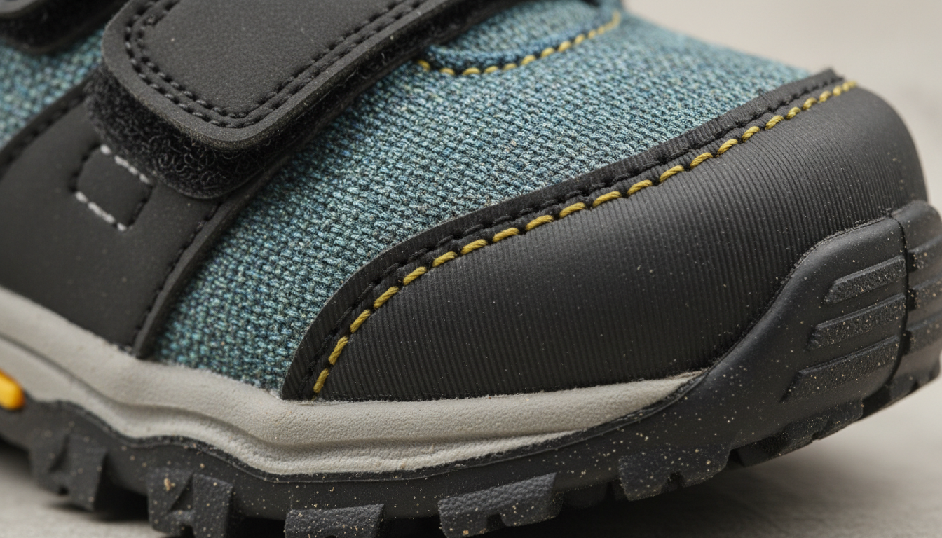 Vue détaillée du chaussures randonnée - pointures enfant (26-34) présentant ses caractéristiques distinctives