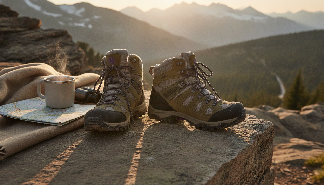 Chaussures Randonnée Femme intégré dans un environnement quotidien moderne et accueillant