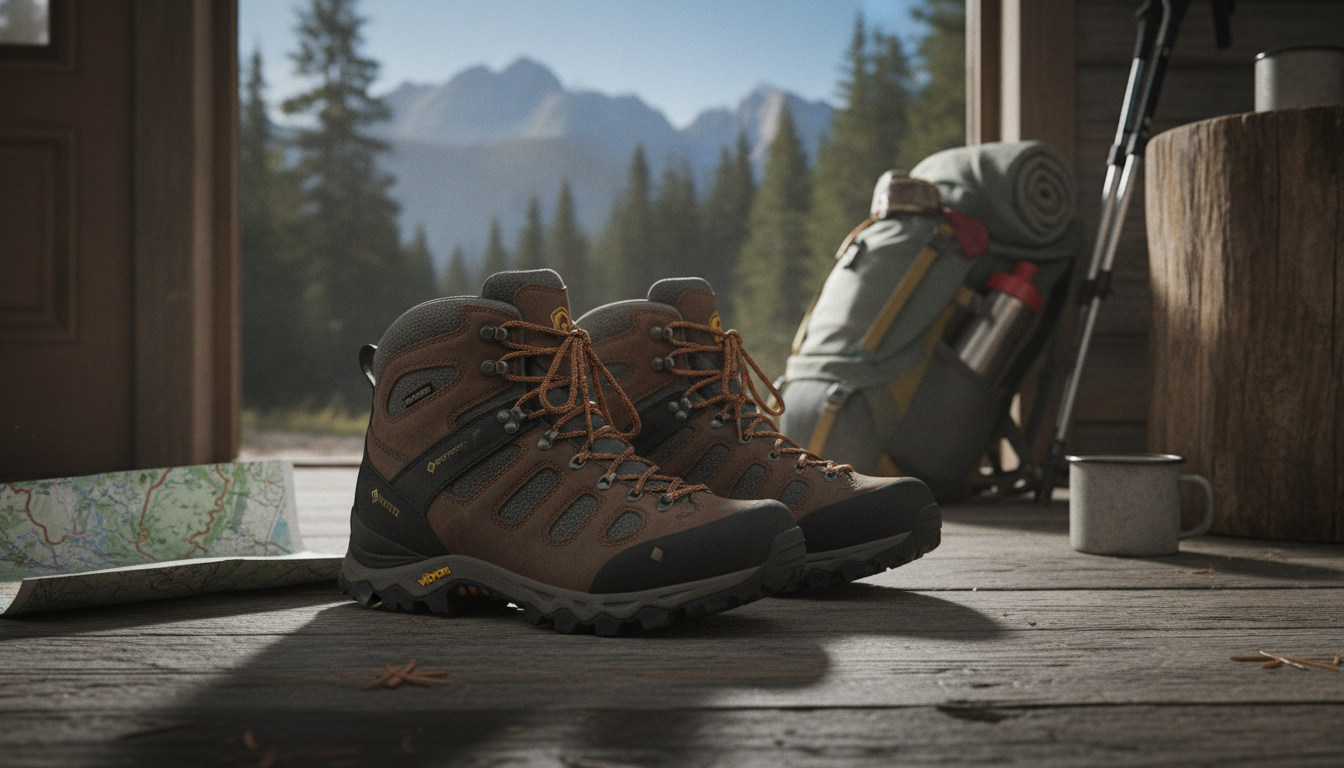Chaussure Montante Randonnée intégré dans un environnement quotidien moderne et accueillant