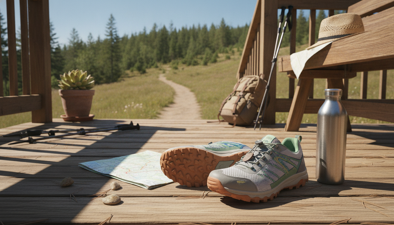 Chaussure Randonnée Respirante intégré dans un environnement quotidien moderne et accueillant