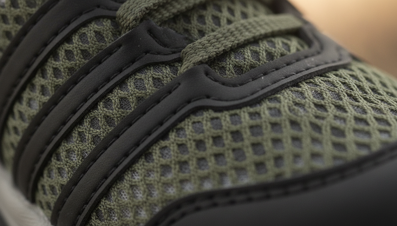 Vue détaillée du chaussure randonnée respirante présentant ses caractéristiques distinctives