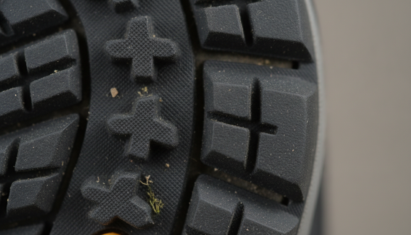 Vue détaillée du chaussure randonnée polyvalente présentant ses caractéristiques distinctives