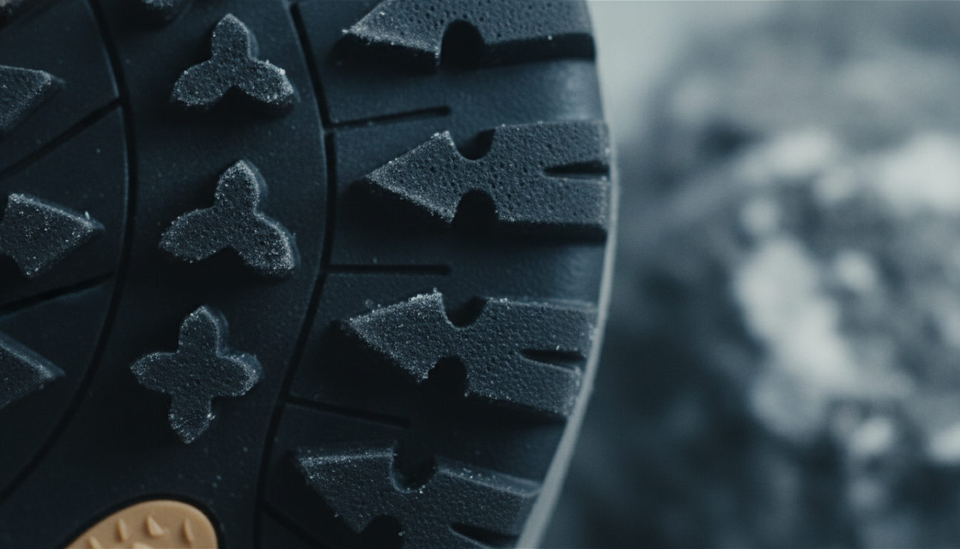 Vue détaillée du chaussure randonnée hiver présentant ses caractéristiques distinctives