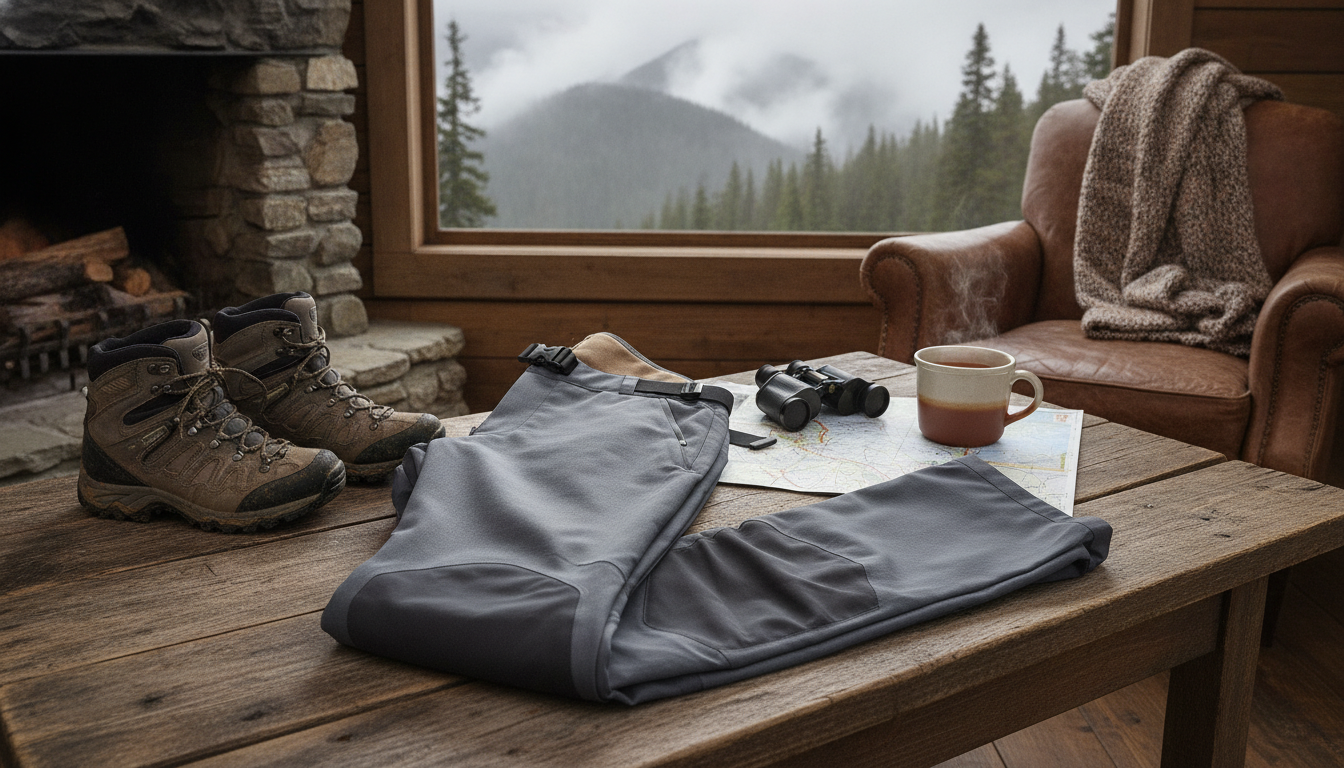 pantalon randonnée imperméable femme intégré dans un environnement quotidien moderne et accueillant
