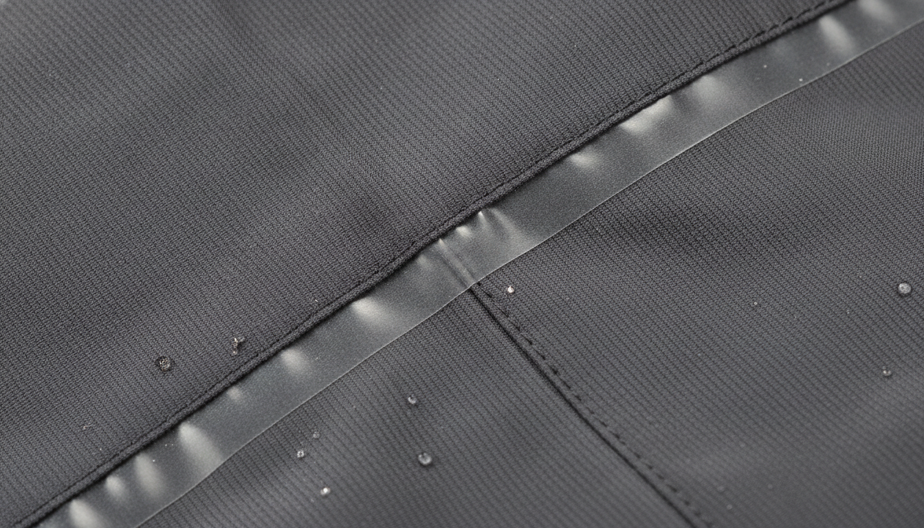 Vue détaillée du pantalon randonnée imperméable homme présentant ses caractéristiques distinctives