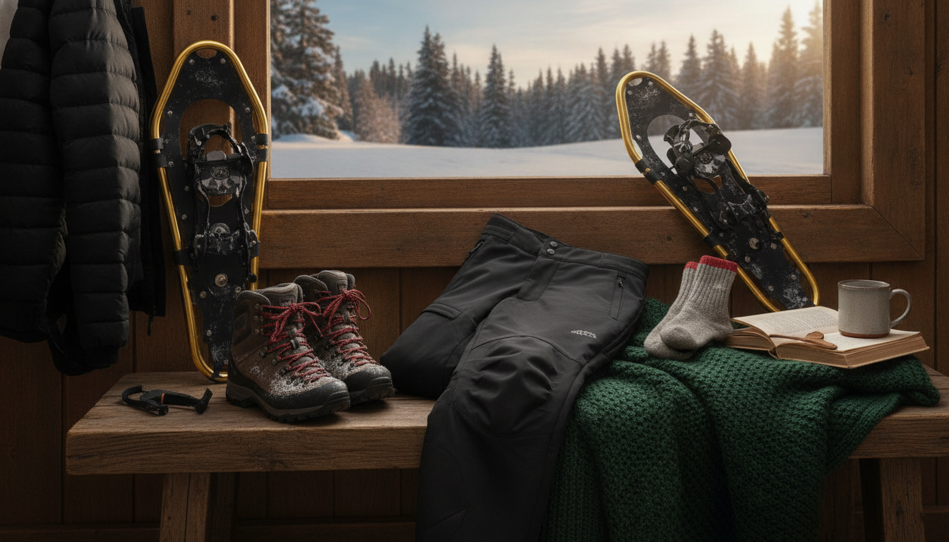 pantalon randonnée neige intégré dans un environnement quotidien moderne et accueillant