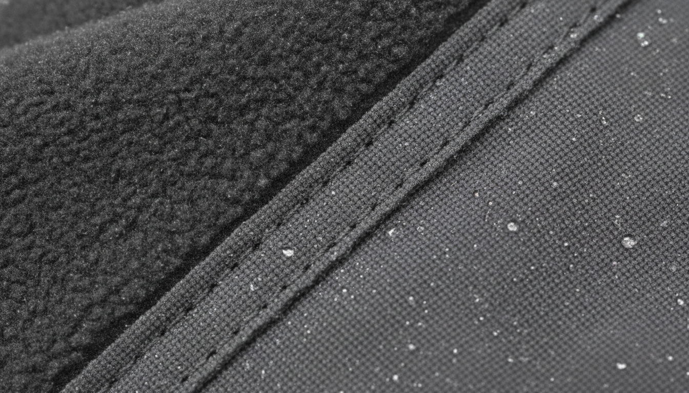 Vue détaillée du pantalon randonnée softshell présentant ses caractéristiques distinctives