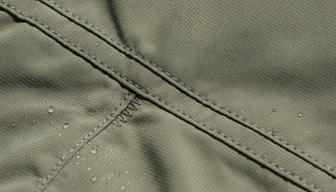 Vue détaillée du pantalon randonnée été homme présentant ses caractéristiques distinctives