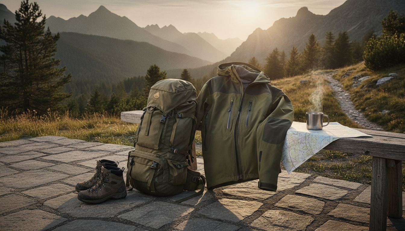 veste randonnée homme intégré dans un environnement quotidien moderne et accueillant
