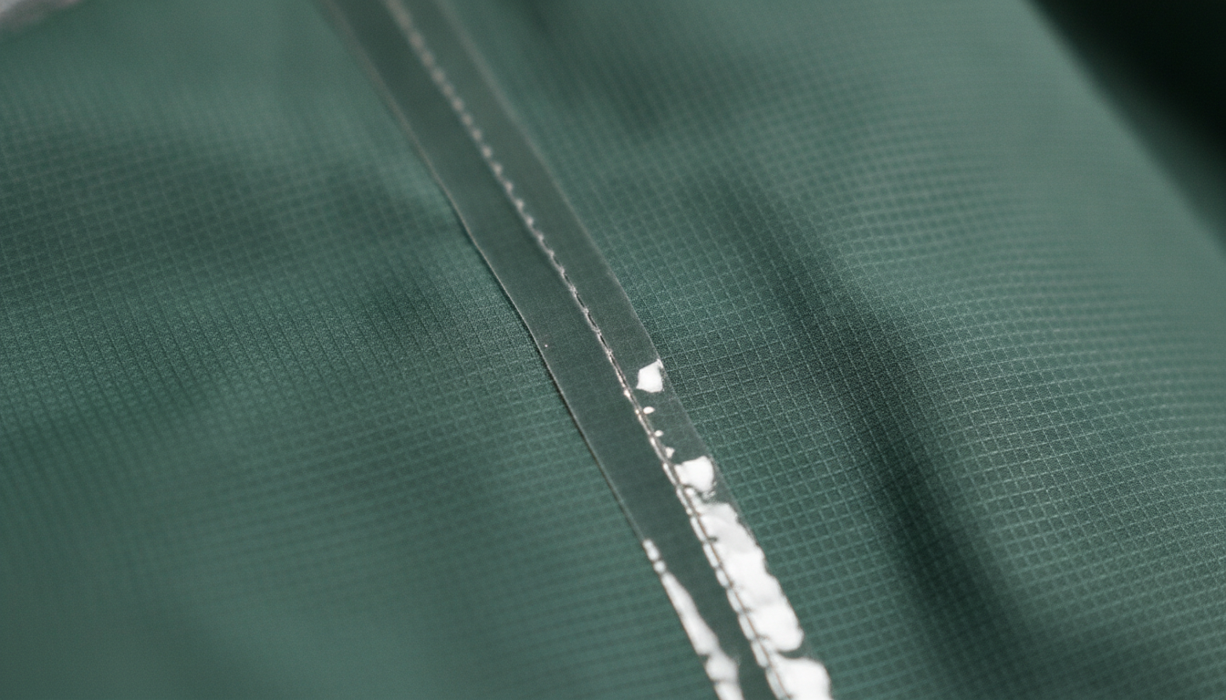 Vue détaillée du veste imperméable femme randonnée présentant ses caractéristiques distinctives