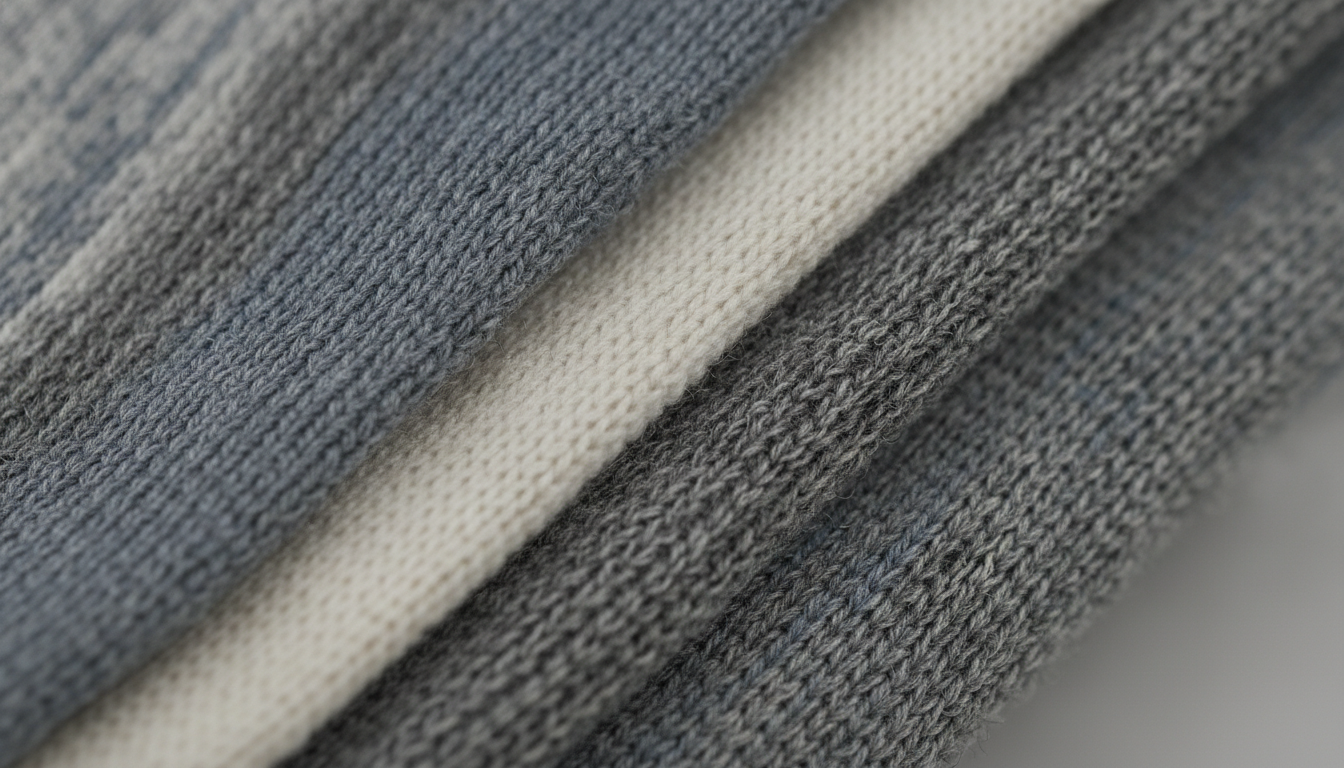 Gros plan sur la maille double peau et les orteils renforcés couleur anthracite