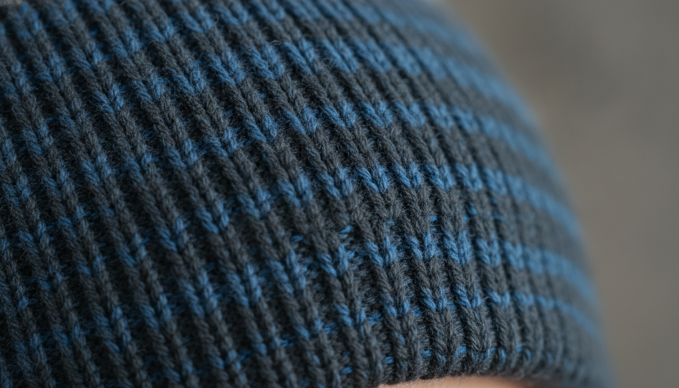 Maille technique côtelée gris anthracite, fibres respirantes serrées évacuant l'humidité