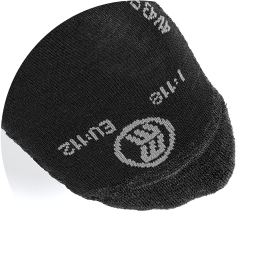 Socken mit Notrufnummer