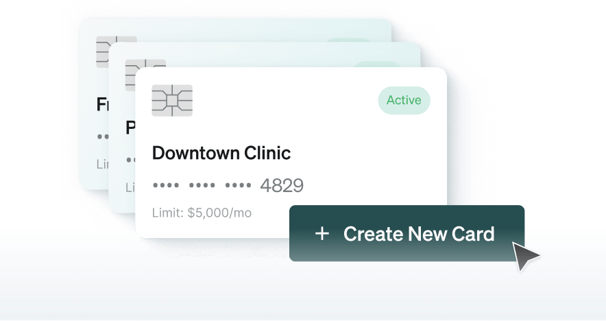 Virtual cards for Downtown Clinic
