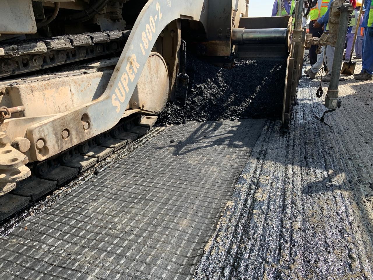 Overlay application on top of Geocomposite