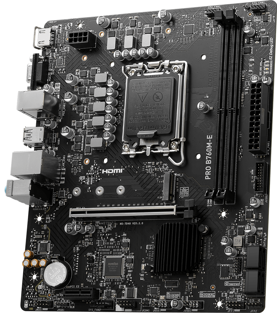 B760M E MSI PRO DDR5