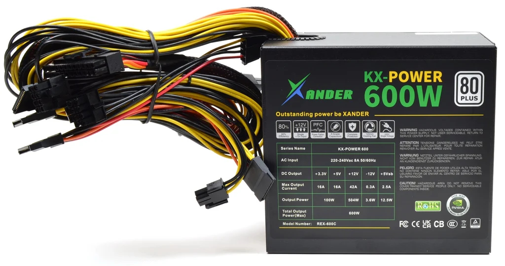 600w xander 80+