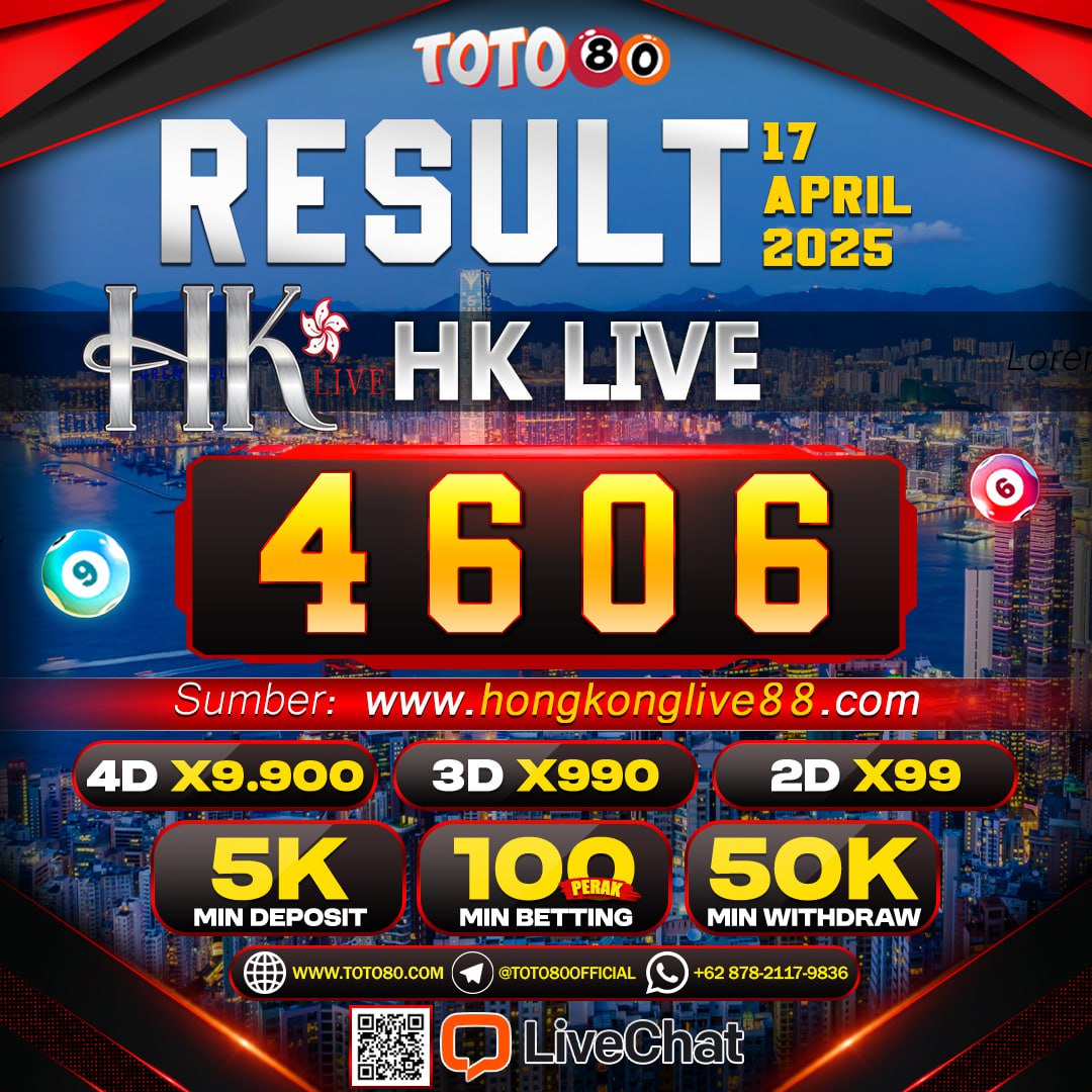 TOTO80 | UPDATE TOGEL HONGKONG, TOTO SGP, DATA HK