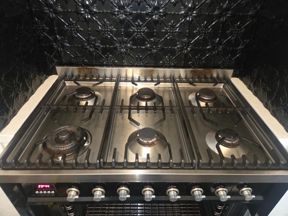 Oven before professional cleaning in Central Coast