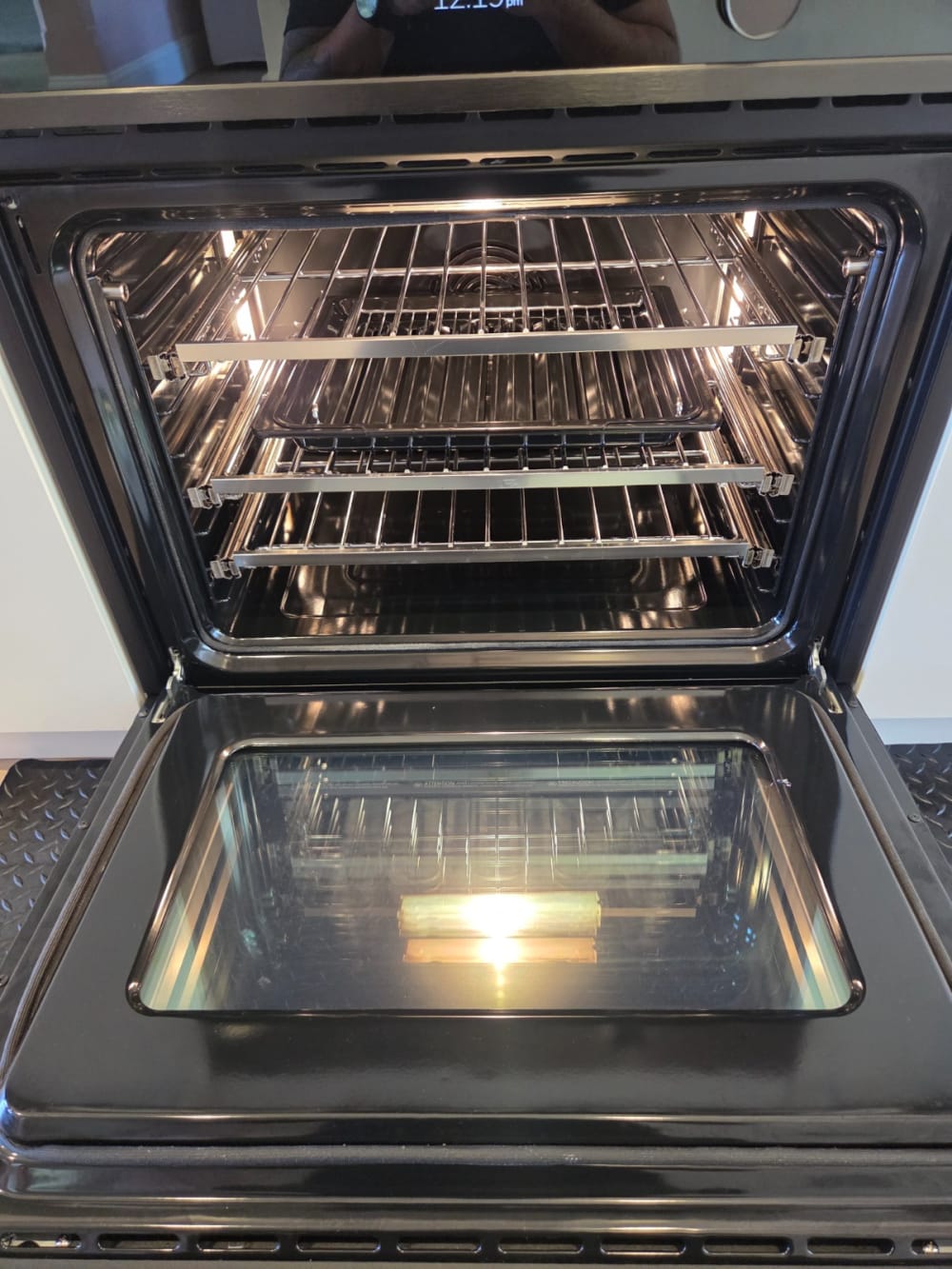 Oven after professional cleaning in Hunter Valley