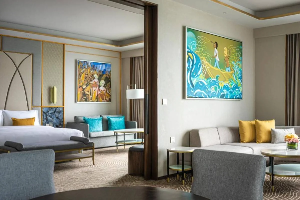 Photo of one of the rooms in NUSTAR Hotel