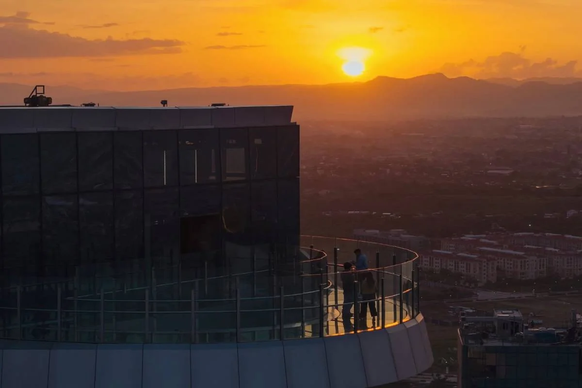 Sunset view from NUSTAR Hotel
