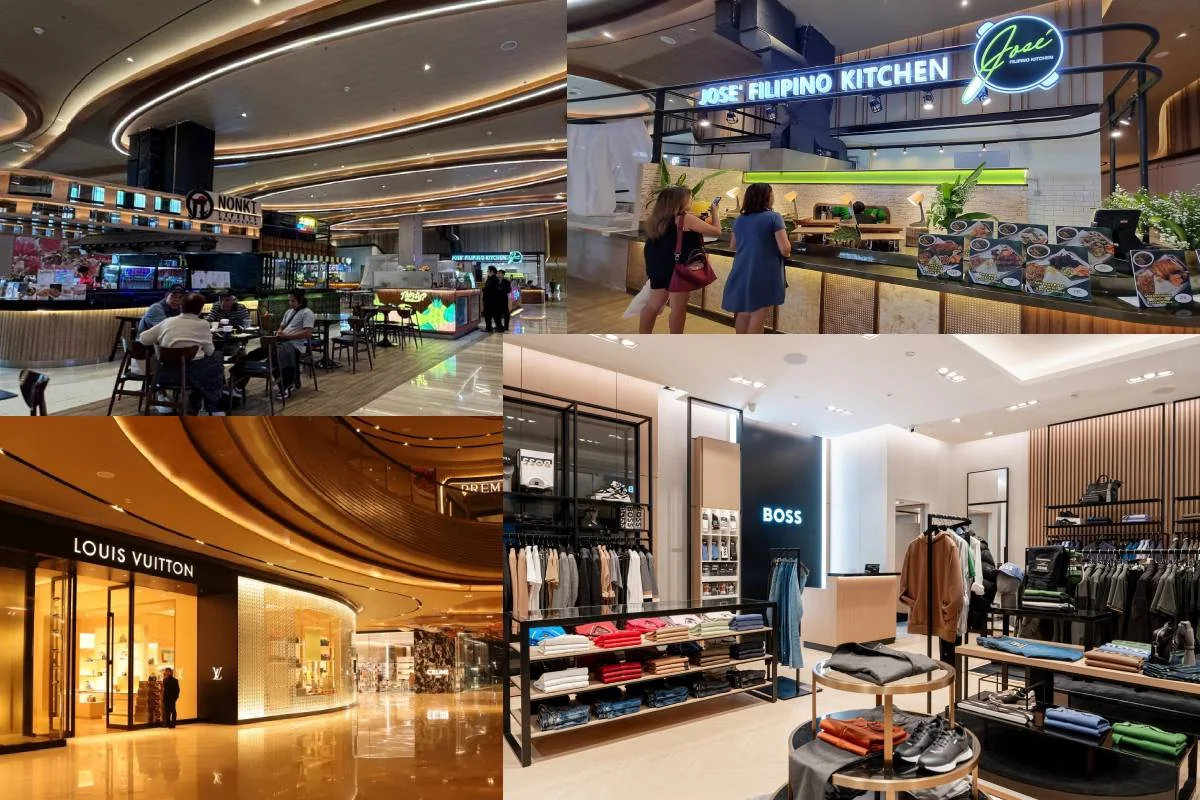 Nustar The Mall dining and shopping options