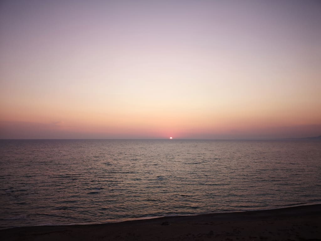 Il tramonto visto da Capobianco, Cattolica Eraclea