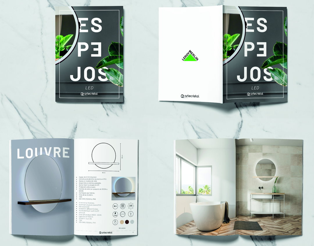 Artecristal Baños Mirror's Catalogue