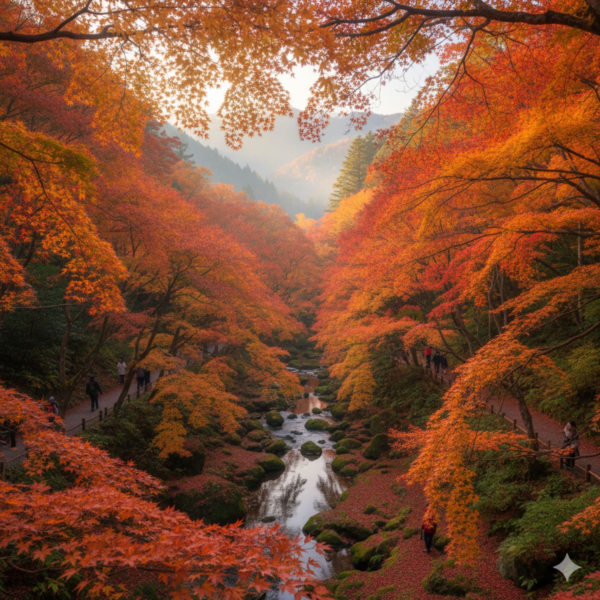 Japanese Maple Autumn Colors - Kyoto