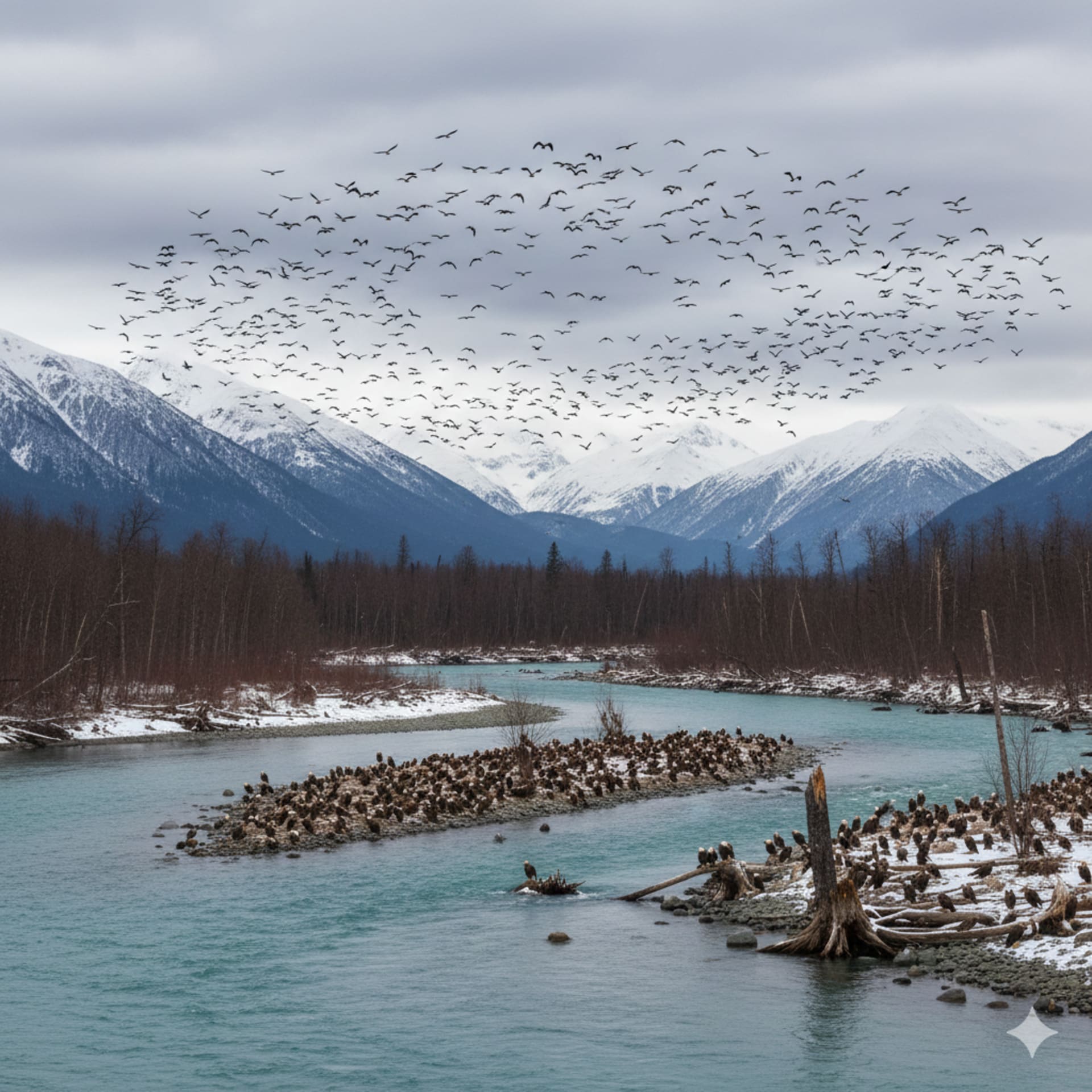 Bald Eagle Congregation - Chilkat River