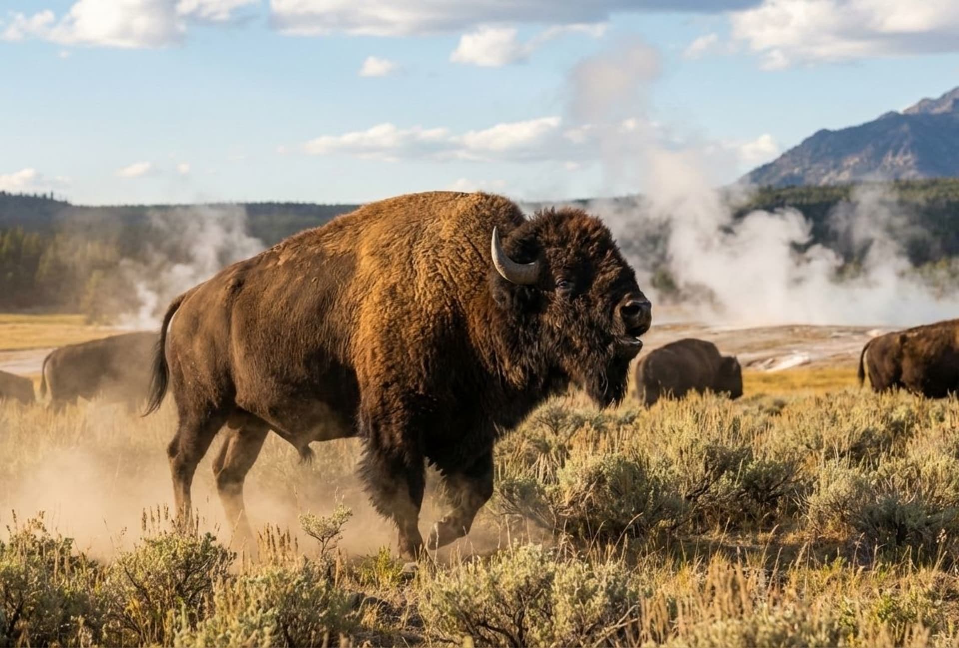 Bison Rut - Yellowstone