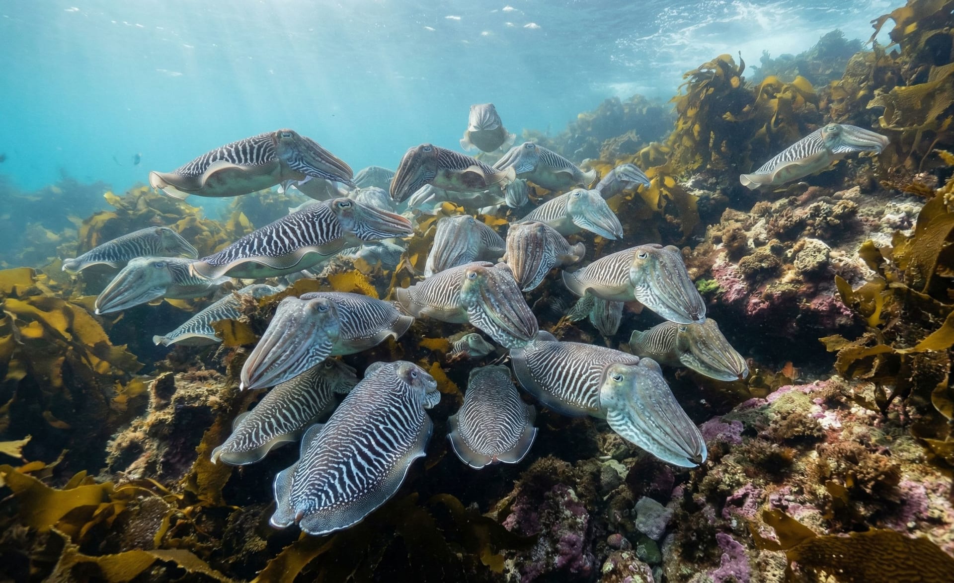 Giant Cuttlefish Aggregation - Whyalla