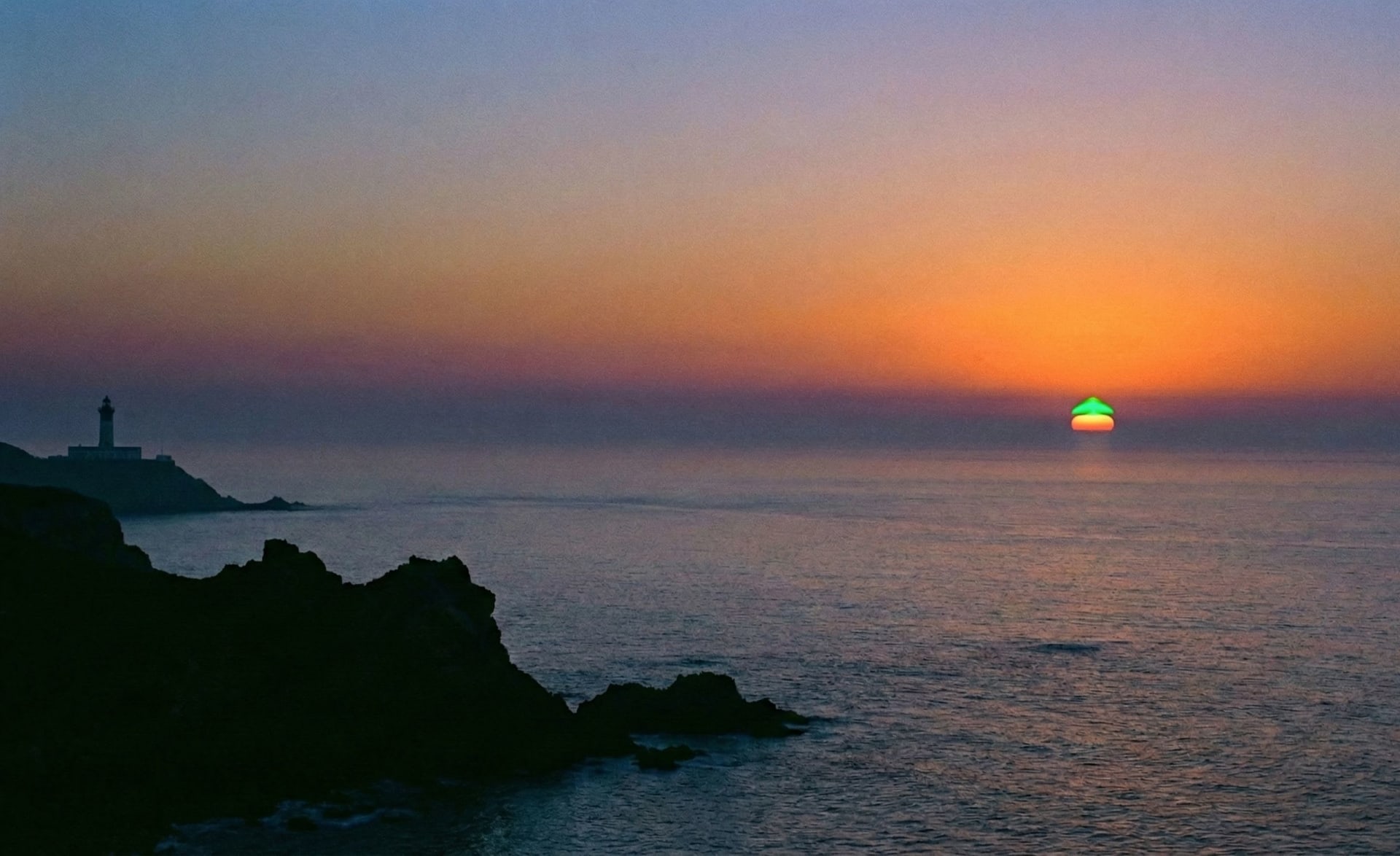 Green Flash at Sunset