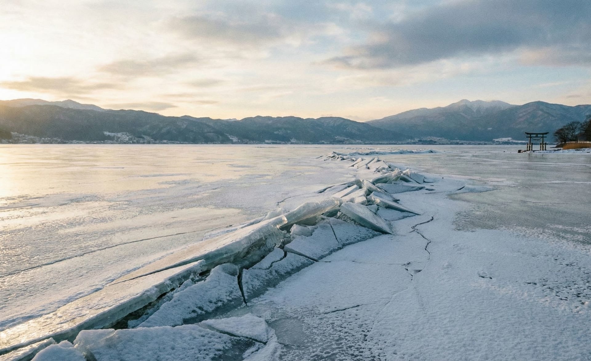 Omiwatari (Lake Suwa Ice Ridge)